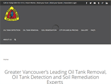 Tablet Screenshot of oiltank.ca